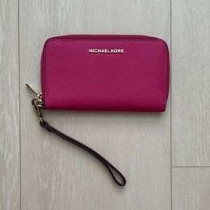 Michael Kors Pink Wristlet Wallet